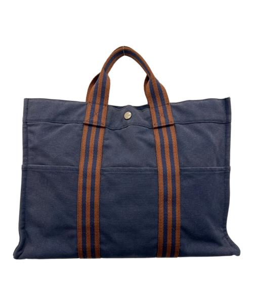 HERMES（エルメス）HERMES (エルメス) フールトゥ	トートMM ネイビーの古着・服飾アイテム