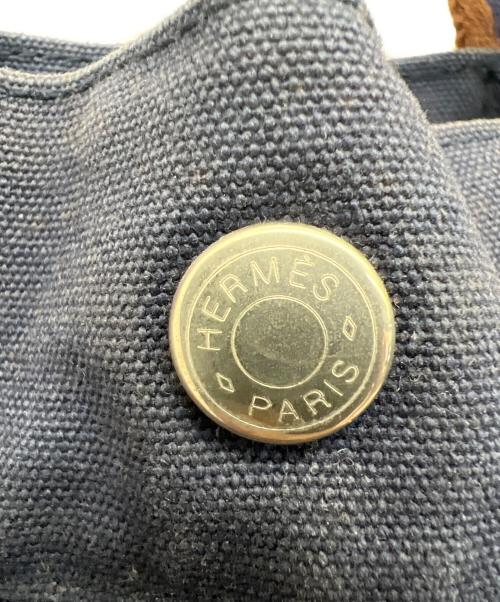 HERMES（エルメス）HERMES (エルメス) フールトゥ	トートMM ネイビーの古着・服飾アイテム