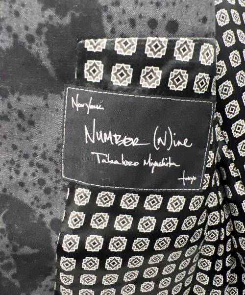NUMBER (N)INE（ナンバーナイン）NUMBER (N)INE (ナンバーナイン) テーラードジャケット ブラック サイズ:2の古着・服飾アイテム