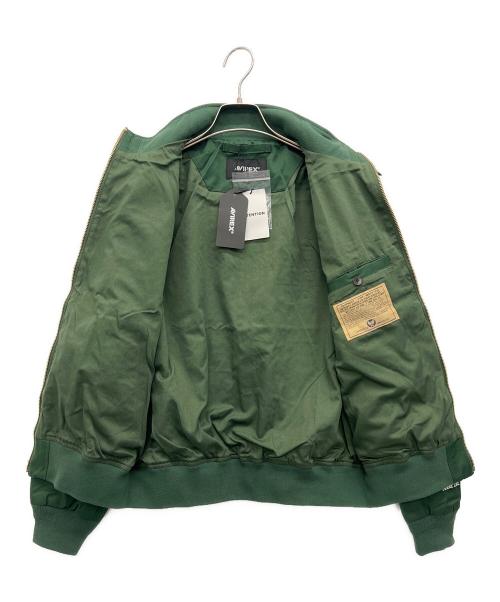 AVIREX（アヴィレックス）AVIREX (アヴィレックス) フライトジャケット グリーン サイズ:M 未使用品の古着・服飾アイテム