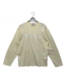 MSGM（エムエスジーエム）の古着「長袖カットソー」｜イエロー