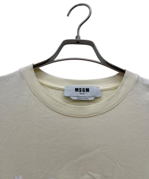 MSGM（エムエスジーエム）MSGM (エムエスジーエム) 長袖カットソー イエロー サイズ:Mの古着・服飾アイテム