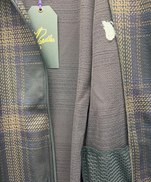 Needles（ニードルズ）Needles (ニードルズ) トラックジャケット ブラック×パープル サイズ:XLの古着・服飾アイテム