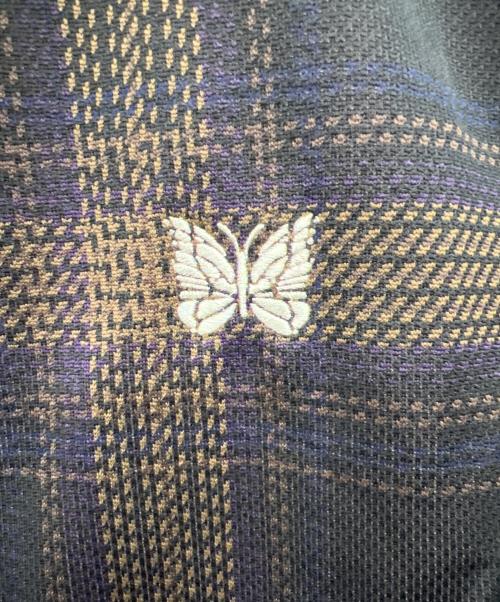 Needles（ニードルズ）Needles (ニードルズ) トラックジャケット ブラック×パープル サイズ:XLの古着・服飾アイテム