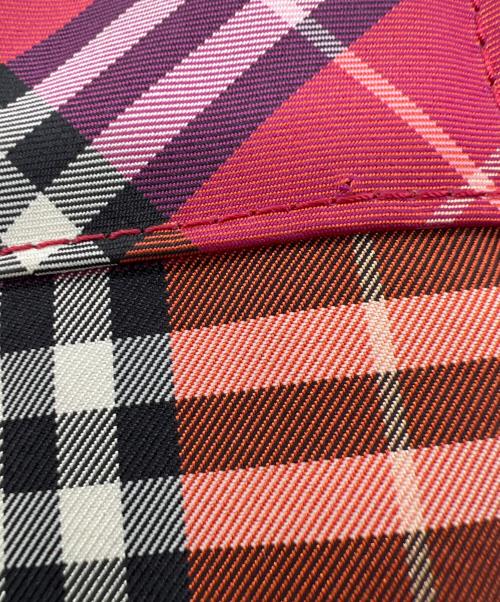BURBERRY BLUE LABEL（バーバリー ブルー レーベル）BURBERRY BLUE LABEL (バーバリー ブルー レーベル) ミニトートバッグ レッドの古着・服飾アイテム