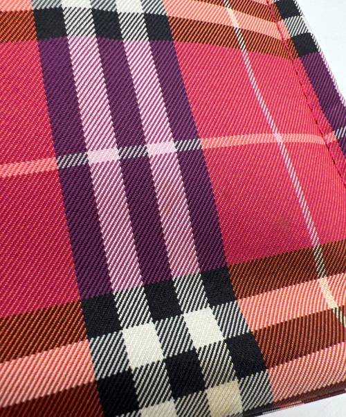 BURBERRY BLUE LABEL（バーバリー ブルー レーベル）BURBERRY BLUE LABEL (バーバリー ブルー レーベル) ミニトートバッグ レッドの古着・服飾アイテム
