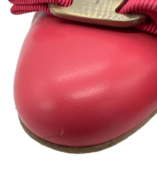 Salvatore Ferragamo（サルヴァトーレ フェラガモ）Salvatore Ferragamo (サルヴァトーレ フェラガモ) VARA　パンプス ピンク サイズ:61/2の古着・服飾アイテム