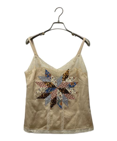 COACH（コーチ）COACH (コーチ) キャミソール アイボリー サイズ:2の古着・服飾アイテム