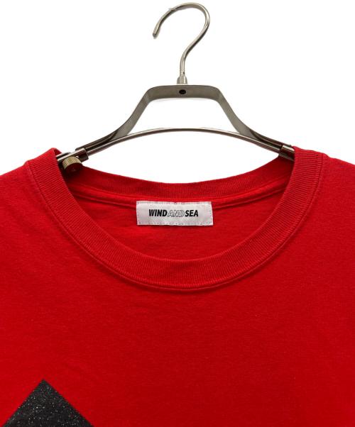 WIND AND SEA（ウィンダンシー）WIND AND SEA (ウィンダンシー) 半袖カットソー レッド サイズ:Lの古着・服飾アイテム