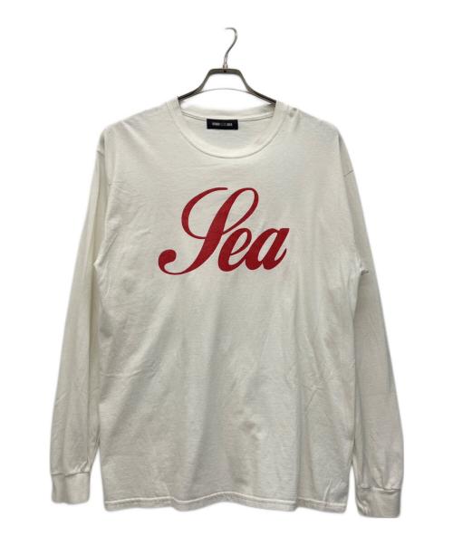 WIND AND SEA（ウィンダンシー）WIND AND SEA (ウィンダンシー) 長袖カットソー ホワイト サイズ:Lの古着・服飾アイテム