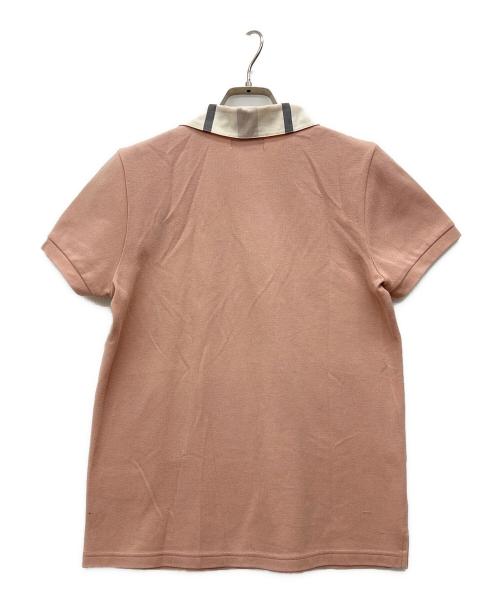 BLUE LABEL CRESTBRIDGE（ブルーレーベルクレストブリッジ）BLUE LABEL CRESTBRIDGE (ブルーレーベルクレストブリッジ) ポロシャツ ピンク サイズ:38の古着・服飾アイテム