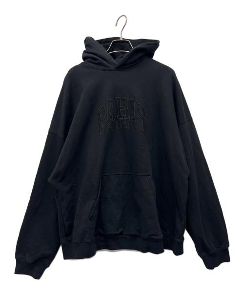 BALENCIAGA（バレンシアガ）BALENCIAGA (バレンシアガ) プルオーバーパーカー ブラック サイズ:Lの古着・服飾アイテム
