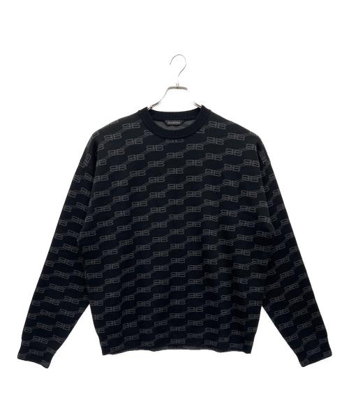BALENCIAGA（バレンシアガ）BALENCIAGA (バレンシアガ) 厚手ニット ブラック サイズ:Lの古着・服飾アイテム