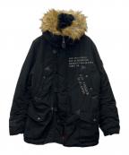 AVIREXアヴィレックス）の古着「N-3B フライトジャケット」｜ブラック