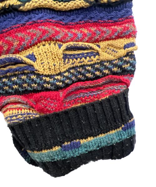 ROUNDTREE&YORKE（ラウンドツリー・アンド・ヨーク）ROUNDTREE&YORKE (ラウンドツリー・アンド・ヨーク) 厚手ニット マルチカラー サイズ:XLの古着・服飾アイテム