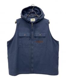 WudgeBOY（ワッジボーイ）の古着「フードベスト」｜ネイビー