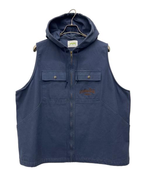 WudgeBOY（ワッジボーイ）WudgeBOY (ワッジボーイ) フードベスト ネイビー サイズ:Lの古着・服飾アイテム