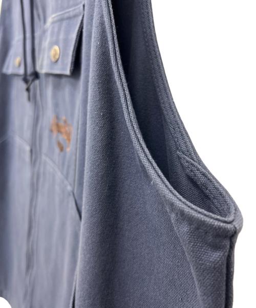 WudgeBOY（ワッジボーイ）WudgeBOY (ワッジボーイ) フードベスト ネイビー サイズ:Lの古着・服飾アイテム