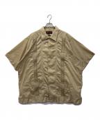 Princetonプリンストン）の古着「半袖シャツ」｜ベージュ