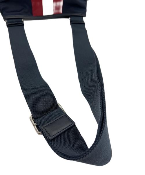 BALLY（バリー）BALLY (バリー) ショルダーバッグ ネイビー×レッドの古着・服飾アイテム