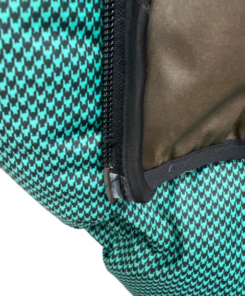 PEARLY GATES（パーリーゲイツ）PEARLY GATES (パーリーゲイツ) ダウンジャケット グリーン×ブラック サイズ:6の古着・服飾アイテム