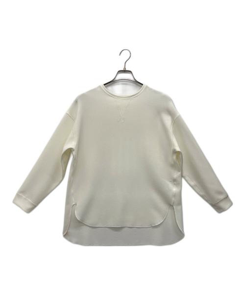 Whim Gazette（ウィムガゼット）Whim Gazette (ウィムガゼット) Vガゼットプルオーバー ホワイト サイズ:36 未使用品の古着・服飾アイテム