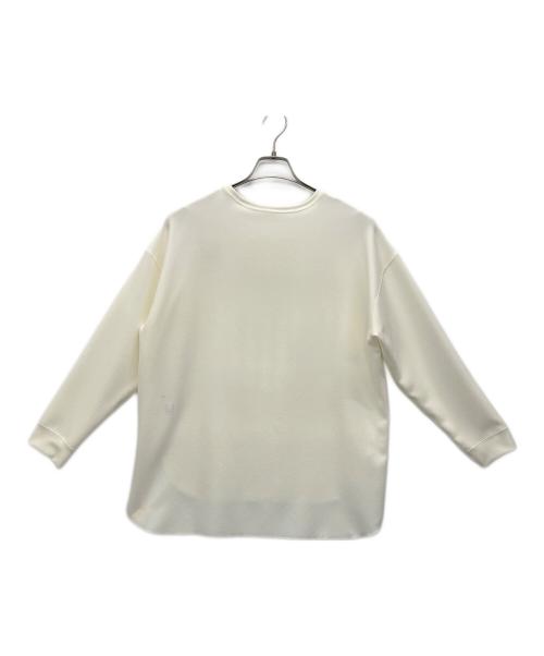 Whim Gazette（ウィムガゼット）Whim Gazette (ウィムガゼット) Vガゼットプルオーバー ホワイト サイズ:36 未使用品の古着・服飾アイテム