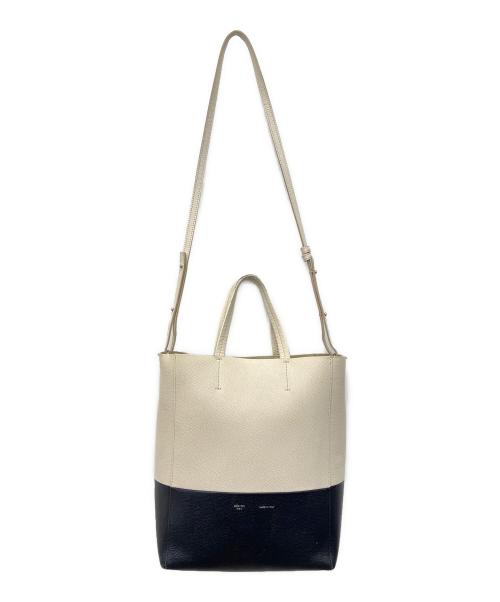 CELINE（セリーヌ）CELINE (セリーヌ) トートバッグ ベージュ×ブラックの古着・服飾アイテム