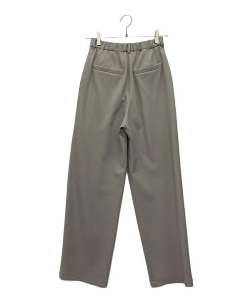 CLANE（クラネ）CLANE (クラネ) リブ ストライプ タックパンツ グレー サイズ:1の古着・服飾アイテム