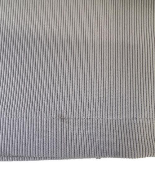 CLANE（クラネ）CLANE (クラネ) リブ ストライプ タックパンツ グレー サイズ:1の古着・服飾アイテム