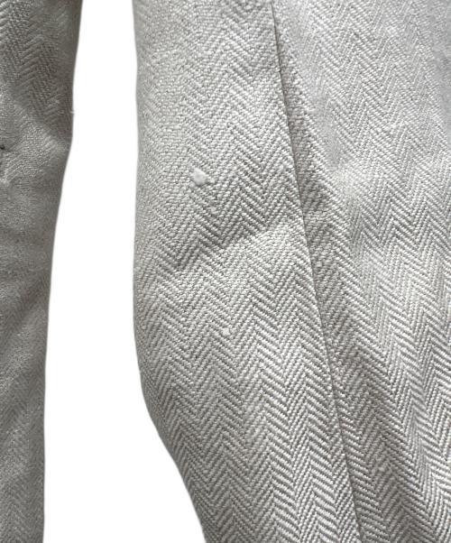 SHIPS Primary navy label（シップス プライマリー ネイビー レーベル）SHIPS Primary navy label (シップス プライマリー ネイビー レーベル) ヘリンボーンジャケット ベージュ サイズ:38の古着・服飾アイテム