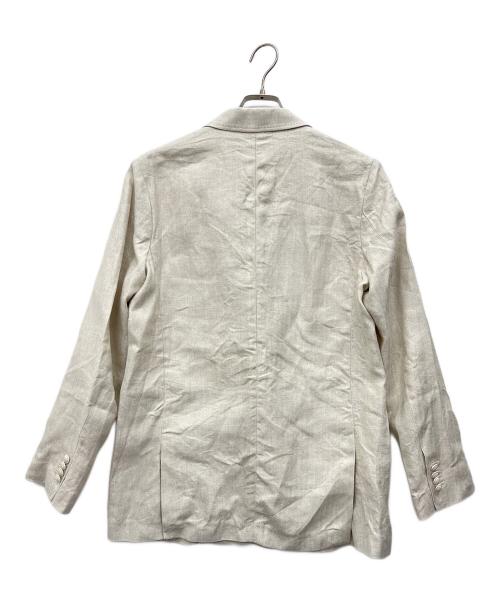 SHIPS Primary navy label（シップス プライマリー ネイビー レーベル）SHIPS Primary navy label (シップス プライマリー ネイビー レーベル) ヘリンボーンジャケット ベージュ サイズ:38の古着・服飾アイテム