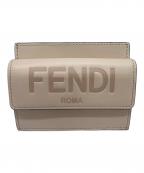 FENDIフェンディ）の古着「カードケース」｜ピンクベージュ