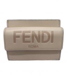 FENDI（フェンディ）の古着「カードケース」｜ピンクベージュ