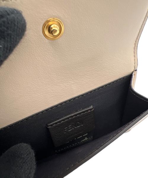 FENDI（フェンディ）FENDI (フェンディ) カードケース ピンクベージュの古着・服飾アイテム