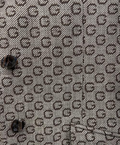 GUCCI（グッチ）GUCCI (グッチ) テーラードジャケット ベージュ サイズ:38の古着・服飾アイテム