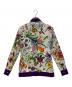 GUCCI (グッチ) 長袖ブラウス ホワイト×パープル サイズ:36：20000円