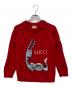 GUCCI（グッチ）の古着「フレイヤハルタス厚手ニット」｜レッド
