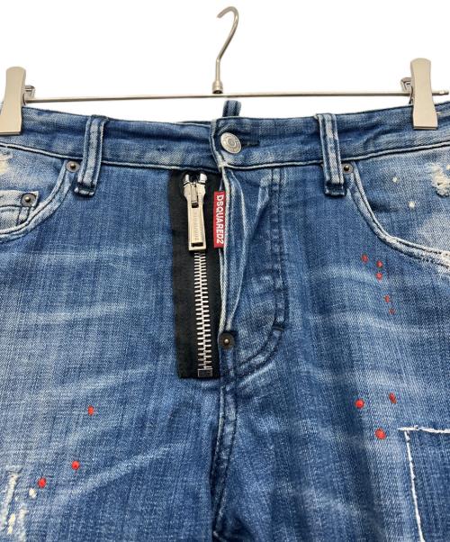 DSQUARED2（ディースクエアード）DSQUARED2 (ディースクエアード) デニムパンツ ブルー サイズ:46の古着・服飾アイテム