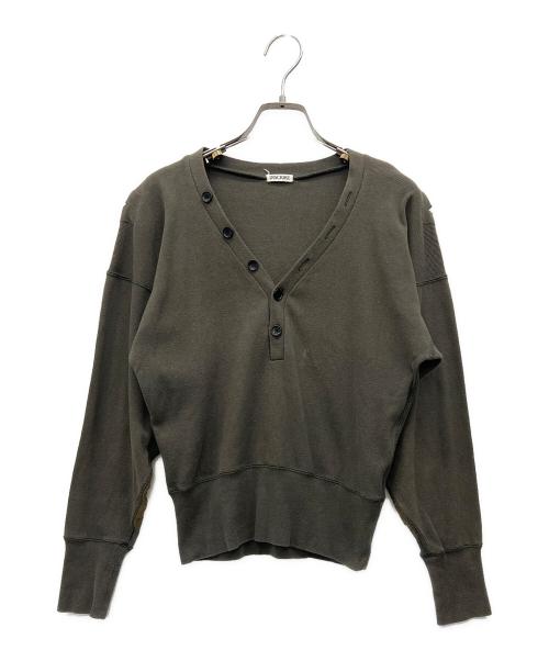 INSCRIRE（アンスクリア）INSCRIRE (アンスクリア) 長袖カットソー オリーブ サイズ:ｰの古着・服飾アイテム