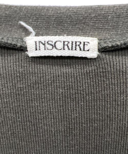 INSCRIRE（アンスクリア）INSCRIRE (アンスクリア) 長袖カットソー オリーブ サイズ:ｰの古着・服飾アイテム