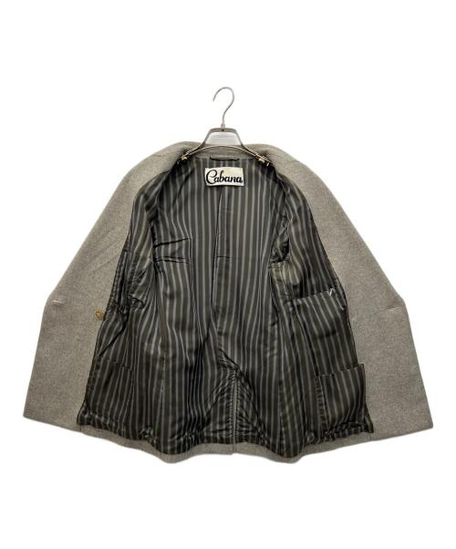 CABANA（カバナ）CABANA (カバナ) ダブルブレストジャケット グレー サイズ:38の古着・服飾アイテム