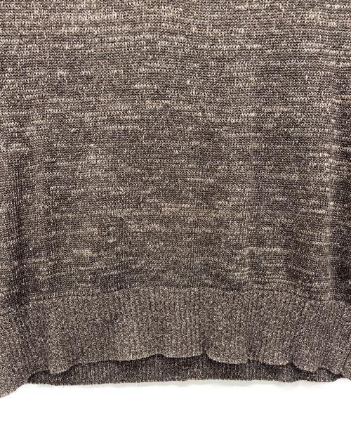 DEUXIEME CLASSE（ドゥーズィエム クラス）DEUXIEME CLASSE (ドゥーズィエム クラス) 薄手ニット ブラウン サイズ:FREEの古着・服飾アイテム