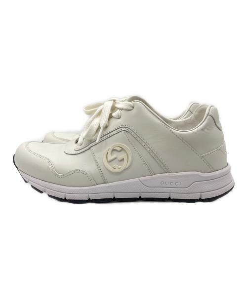 GUCCI（グッチ）GUCCI (グッチ) ローカットスニーカー ホワイト サイズ:36の古着・服飾アイテム