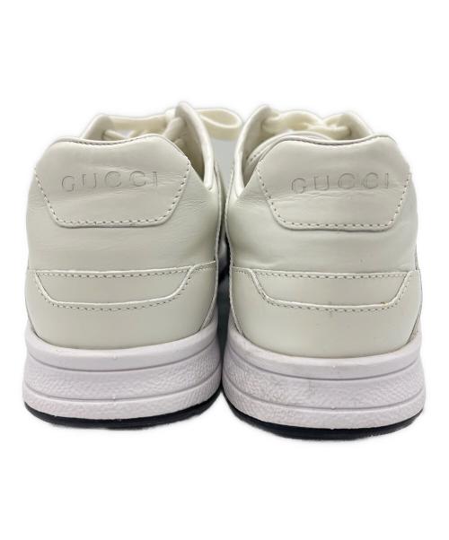 GUCCI（グッチ）GUCCI (グッチ) ローカットスニーカー ホワイト サイズ:36の古着・服飾アイテム