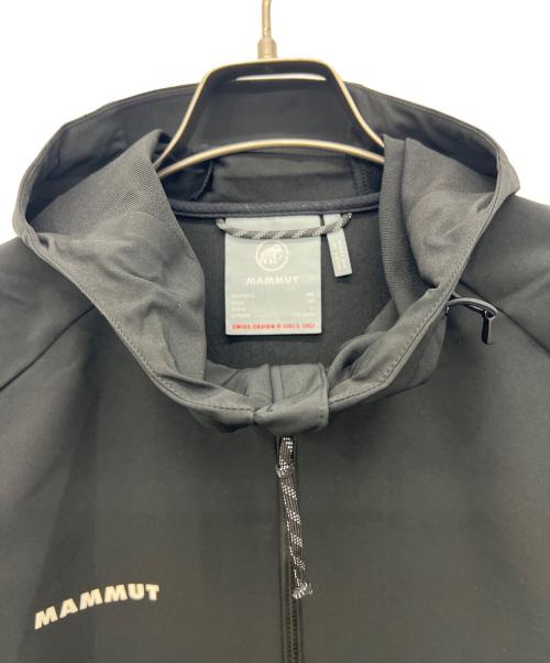 MAMMUT（マムート）MAMMUT (マムート) マクン2.0ソフトシェルフーデッドジャケット ブラック サイズ:Lの古着・服飾アイテム
