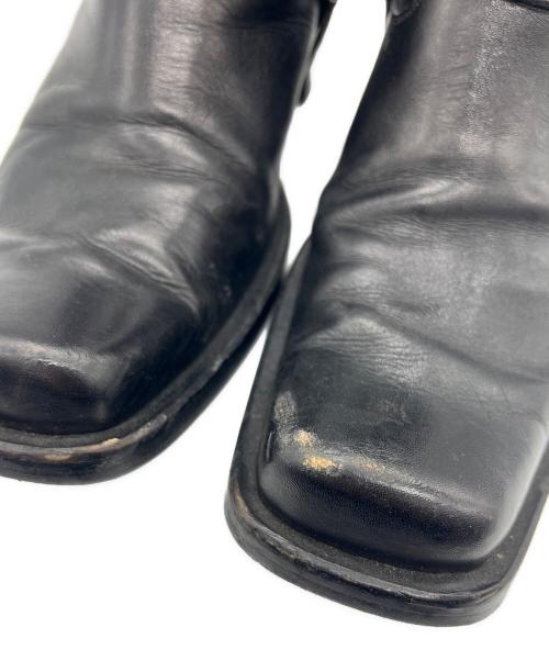 Whoop-de-doo（フープディドゥ）Whoop-de-doo (フープディドゥ) リングブーツ ブラック サイズ:25の古着・服飾アイテム