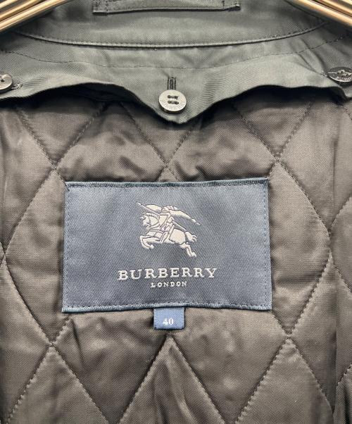 BURBERRY LONDON（バーバリーロンドン）BURBERRY LONDON (バーバリーロンドン) ライナー付トレンチコート ブラック サイズ:40の古着・服飾アイテム