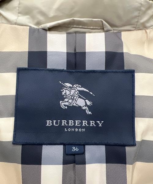BURBERRY LONDON（バーバリーロンドン）BURBERRY LONDON (バーバリーロンドン) ダウンコート アイボリー サイズ:36の古着・服飾アイテム