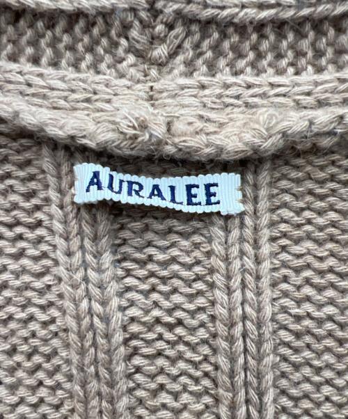 AURALEE（オーラリー）AURALEE (オーラリー) 厚手カーディガン ブラウン サイズ:１の古着・服飾アイテム
